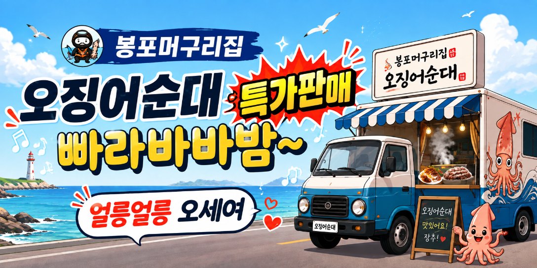 속초명물 오징어순대, 특가 - 배너